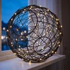 Relaxdays 20 cm LED dekoratyvinis rutulys