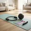Relaxdays 6 dalių Pilates rinkinys: žiedas, kamuolys, juostos