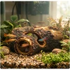 Relaxdays Akvariumo dekoracija 5,5x13,5x9 cm Ruda Polirezinas
