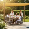 Relaxdays HDPE pavėsinė burė
