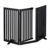 Relaxdays Apsauginiai varteliai, 92x154x30 cm, juoda, MDF