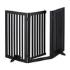 Relaxdays Apsauginiai varteliai, 92x154x30 cm, juoda, MDF