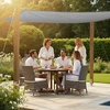 Relaxdays Apsauginis skėtis HDPE audinys