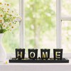 Kodustaar Žvakidžių rinkinys su padėklu „Home“ arbatinėms žvakutėms