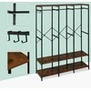 Relaxdays Atvira spinta, 180x94.5x40 cm, juoda