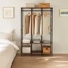 Relaxdays Atvira spinta, 180x94.5x40 cm, juoda
