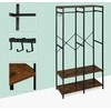 Relaxdays Atvira spinta, 180x94.5x40 cm, Metalas ir MDF
