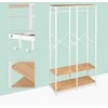Relaxdays Atvira spinta, 180x94,5x40 cm, juoda