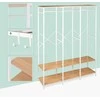 Relaxdays Atvira spinta, 180x94,5x40 cm, juoda