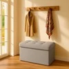 Relaxdays Audinio suoliukas, 38x76x38 cm