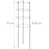 Kodustaar 2 apvalių žalių treliažų rinkinys, 91 cm