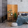 Relaxdays Juodas augalų stovas su 4 lygiais