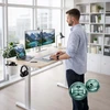 Relaxdays Aukščio reguliuojamas stalas, aukščio reguliuojamas, medžio efektas
