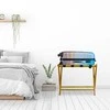 Kelioninis Relaxdays Sulankstomas medinis bagažo stovas