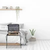 Kelioninis Relaxdays Sulankstomas metalinis lagaminų stovas