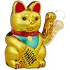 Relaxdays Auksinė XL mojuojanti Maneki Neko katė