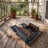 Relaxdays Batai valiklis 8.5x21.5x26.5 cm Ketaus