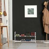 Kodustaar Baltas metalinis batų stovas