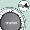 Relaxdays Batutas, 22x95 cm, Juodas, Fitnesui