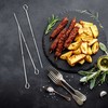 Kodustaar 20 nerūdijančio plieno BBQ iešmų rinkinys