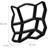 Kodustaar Netaisyklingos formos betono forma 4x42x42cm