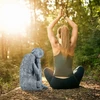 Relaxdays Budos figūrėlė pakreipta galva 60 cm