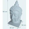 Relaxdays Budos galva 60cm