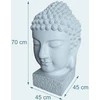 Relaxdays Budos galva 70cm