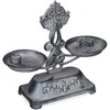 Relaxdays Dekoratyvinės svarstyklės, 24x27x10,5 cm, pilka