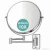 Relaxdays Didinamasis veidrodis 10x, tvirtinamas prie sienos