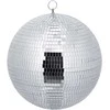 Relaxdays Disko rutulys, 30 cm, sidabrinis