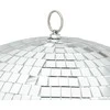 Relaxdays Disko rutulys, 40 cm, sidabrinis