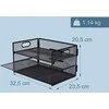 Relaxdays Dokumentų organizatorius, 20.5x32.5x23.5 cm, metalas