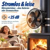 Relaxdays Dūmtraukio vamzdžio ventiliatorius su apsauginėmis grotelėmis, 6 mentės, tvirtinamas apkaba