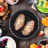 Kodustaar Apvalus metalinis duonos krepšelis su įdėklu