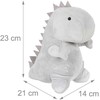 Kodustaar Pilkas dinozauro formos durų stabdiklis