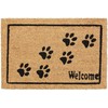 Kodustaar welcome paws kokosinis durų kilimėlis