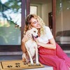 Kodustaar welcome paws kokosinis durų kilimėlis