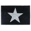 Kodustaar Kokosinis durų kilimėlis Juodas STAR