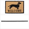 Kodustaar sveiki atvykę takso (wiener dog) durų kilimėlis