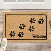 Kodustaar welcome paws kokosinis durų kilimėlis