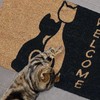 Kodustaar „Welcome Cats Home“ kokoso pluošto durų kilimėlis
