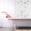 Relaxdays Dušo užuolaidos ritininė žaliuzė Ocean