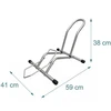 Relaxdays Dviračių stovėjimo stovas iki 73,7 cm ratų grindinis stovas