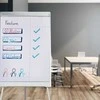 Relaxdays Flipchart popierius, 81x57,5x0,5 cm, balta