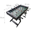 Relaxdays Sulankstomas stalo futbolo stalas
