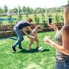 Relaxdays Mėlyni futbolo vartai