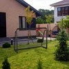 Relaxdays Juodi futbolo vartai su plieniniu rėmu