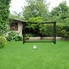 Relaxdays Juodi futbolo vartai su plieniniu rėmu