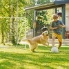 Relaxdays Balti plieniniai futbolo vartai